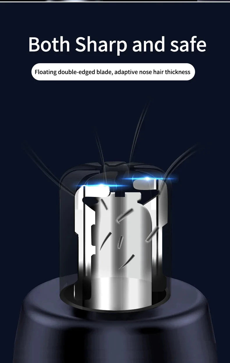 Mini Pocket Nose Hair Trimmer Painless Clipper Nose Ears GlowCart