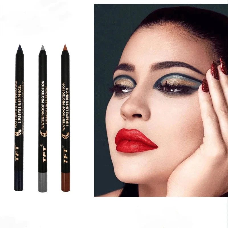 Long Lasting Eyeliner Pencil Colourful Pigment Waterproof GlowCart