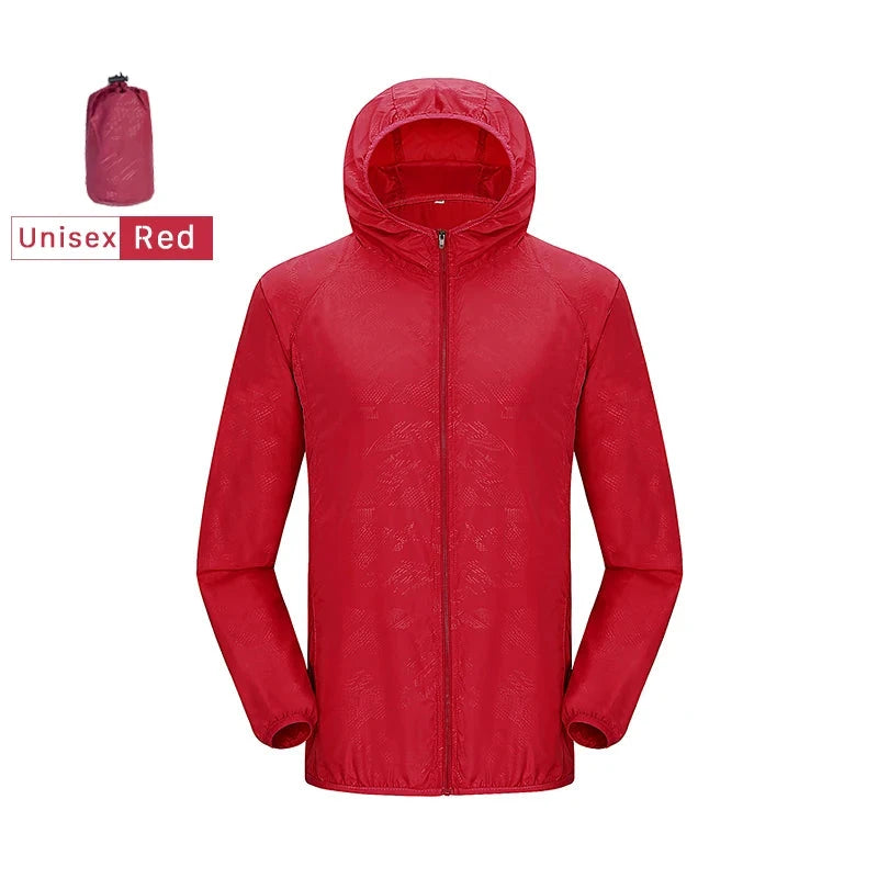 A Unisex Waterproof Outdoor Jacket Men Women Hiking Camping GlowCart