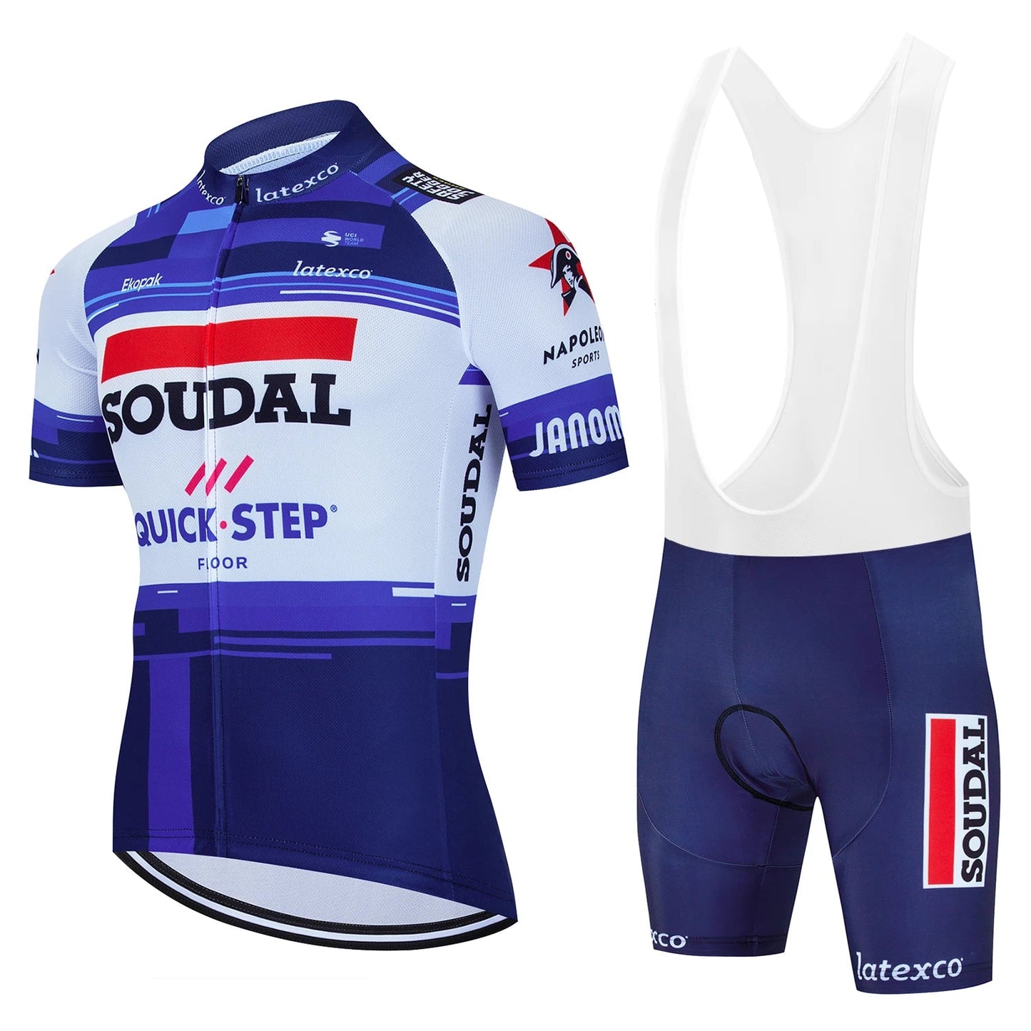 2025 SOUDAL Cycling Clothes Jersey Men Set Mtb Road Bike Uniform Shorts Man Mountain Complete Bib Men's Suit Cycle Spring Summer GlowCart