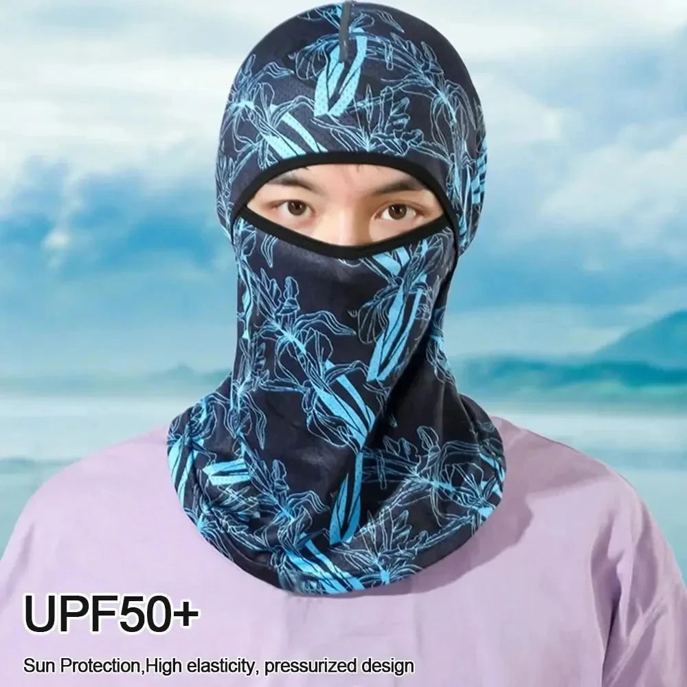 Summer Cool Balaclava Ice Silk Cycling Full Face Cap Sun GlowCart