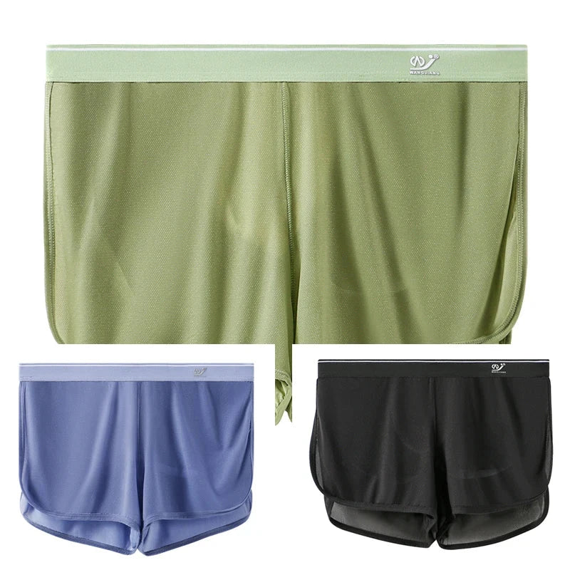 1PCS/2PCS/3PCS  Cool and Breathable Men's Ice Silk Casual GlowCart
