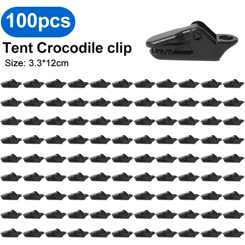10 20 50pcs Heavy Duty Tent Clips for Outdoor Camping GlowCart