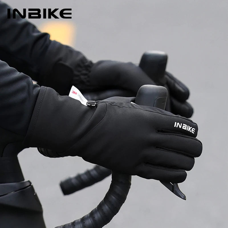 INBIKE Winter Gloves for Men Women 3M Thinsulate Gloves for Cold Weather Touch Screen Water-Resistant Windproof Riding Gloves GlowCart