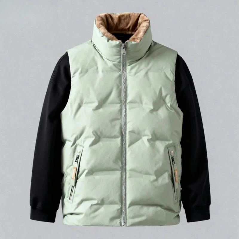 2025 Autumn and Winter New Men's Down Vest Jacket, Warm Down GlowCart