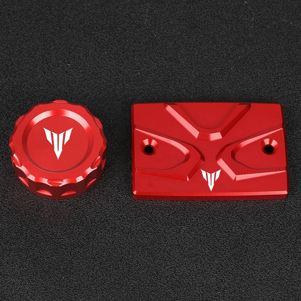 Motorcycle Rear Brake Fluid Reservoir Cap Oil Cup for Yamaha MT07 FZ07 MT 07 MT03 MT25 MT09 FZ09 MT 09 MT10 MT-10 MT01 MT-01 03 GlowCart