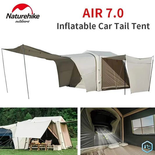 Naturehike AIR 7.0 Inflatable Car Tail Tent Sunshade GlowCart