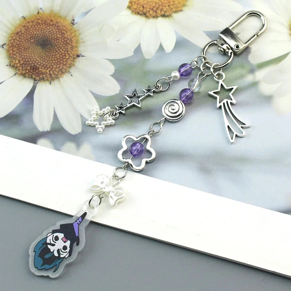 Anime Alien Stage Ivan Till Cosplay Key Chain Acrylic Kawaii GlowCart