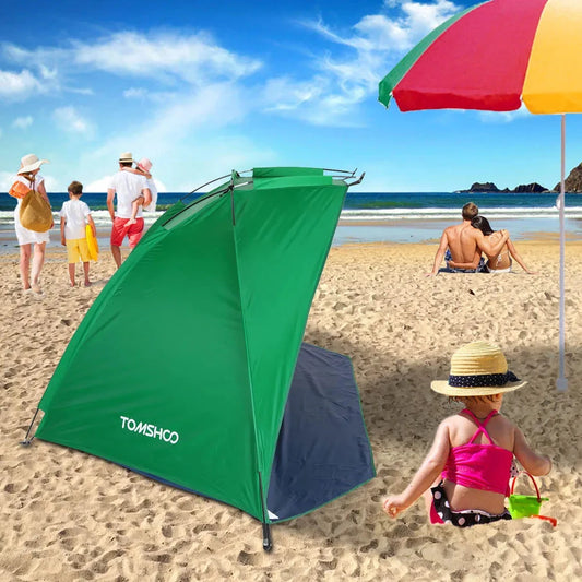 2 Persons Outdoor Beach Tents Shelters Shade UV Protection GlowCart