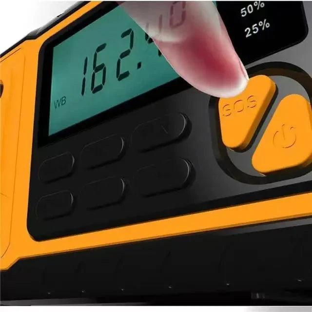 5000mAh Portable Emergency Solar Power Radio Hand Crank GlowCart