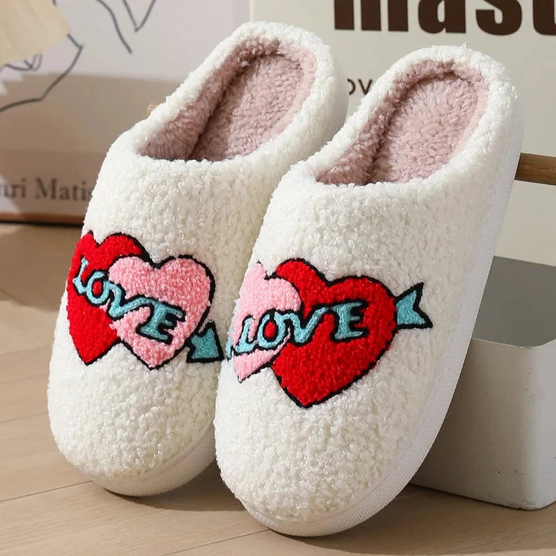 New Winter Lovely Women Slippers Girls Fashion Flowers Home GlowCart