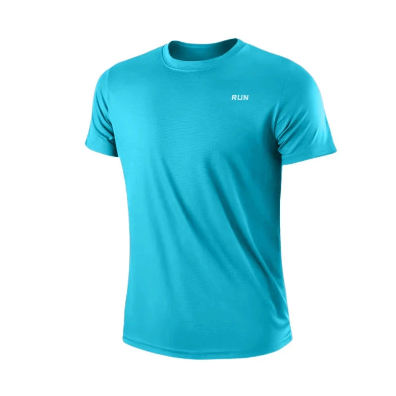 Men's Quick Dry Short Sleeve Gym Running Moisture Wicking GlowCart