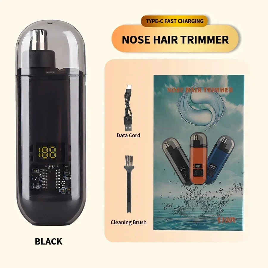 2 In 1 Electric Portable Ear And Nose Hair Trimmer Clipper GlowCart