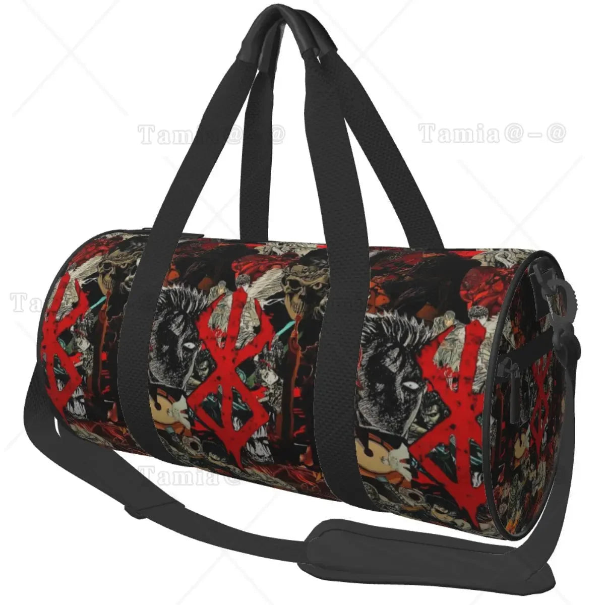 Japan Anime Bereserk Sports Gym Bag with Pocket Waterproof GlowCart
