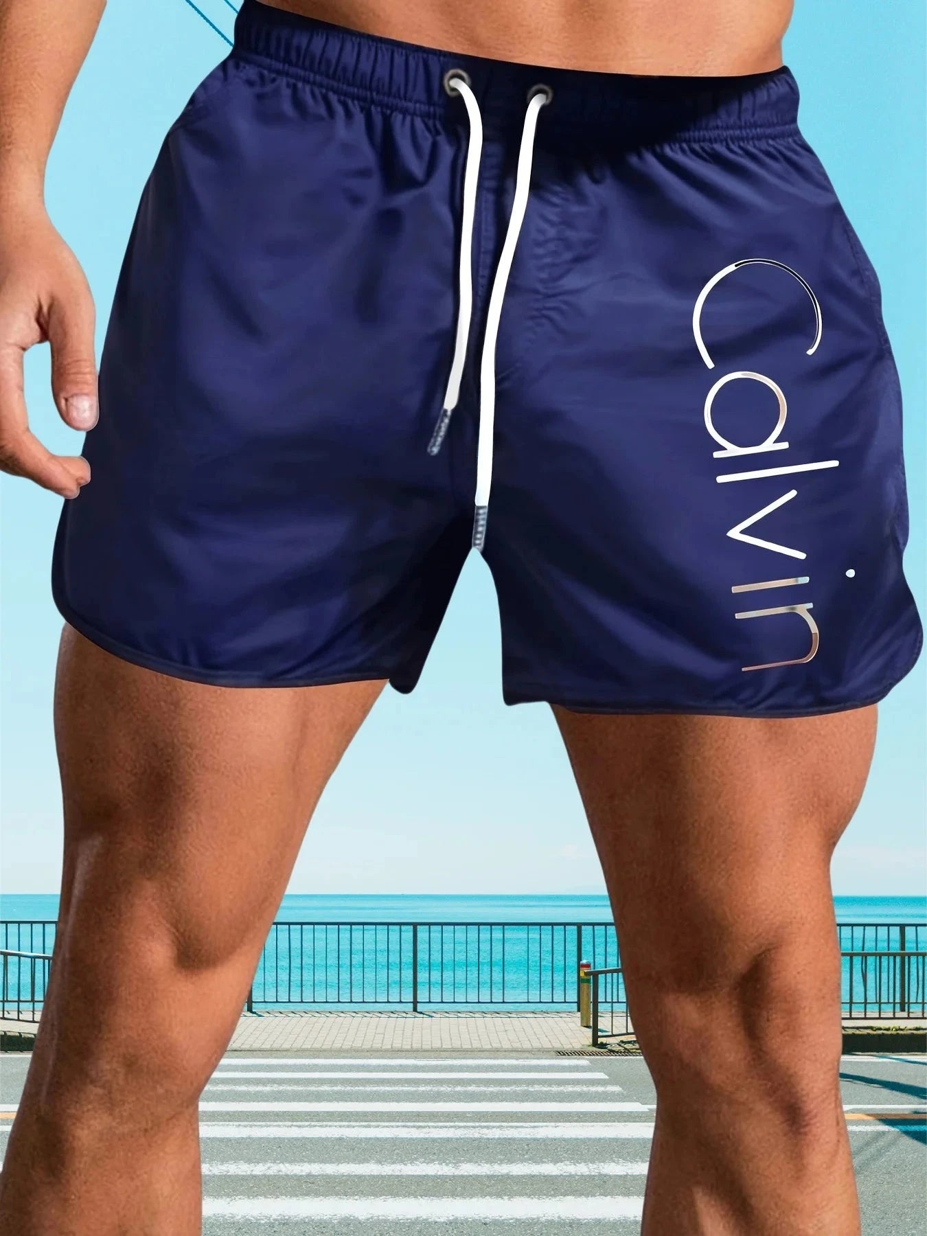 Men's Breathable Sexy Swimsuit Low Waist Casual Beach Shorts GlowCart