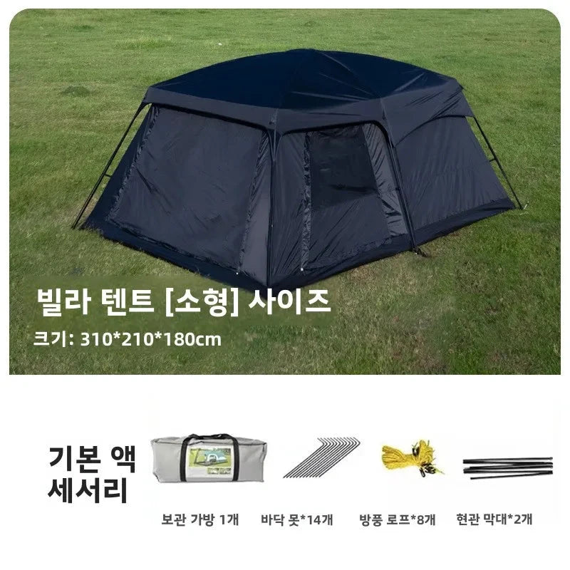 10 People Beach Shading 4 Season Canopy Outdoor Camping Tent GlowCart