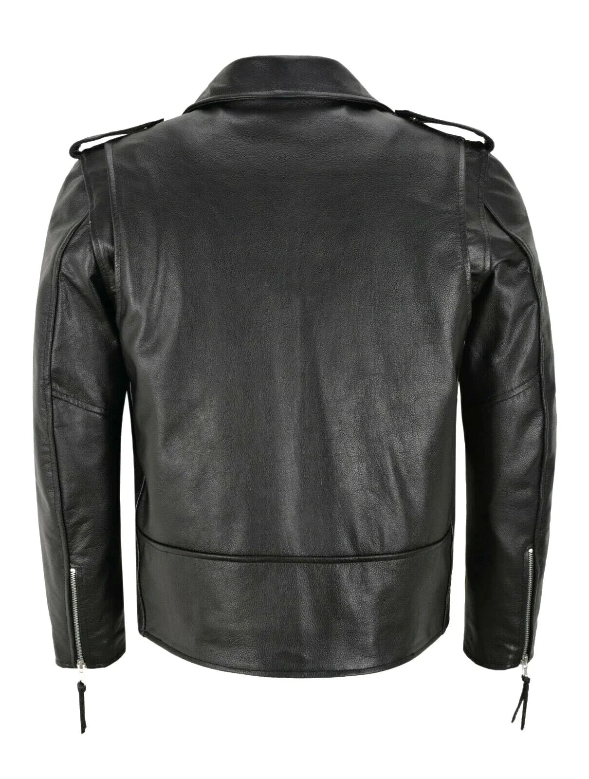 Men PU Leather Jacket Motorcycle Fashion Slim Fit Leather GlowCart