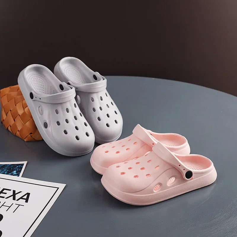 Mens Summer Beach Sandals Unisex Casual Garden Clogs Outdoor Wide Toe Cross Sandals for Ladies Non Slip House Shower Slippers GlowCart