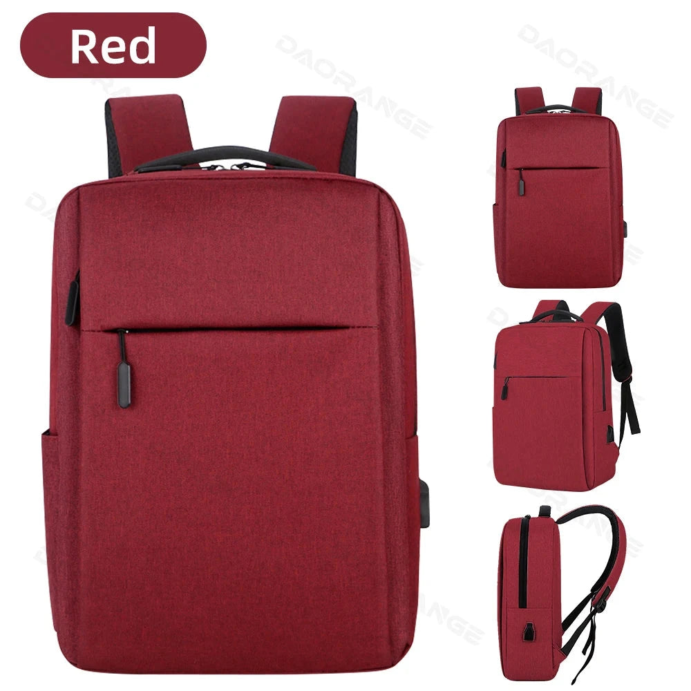 Laptop Bag USB Backpack for Macbook Air Pro Lenovo Asus HP GlowCart
