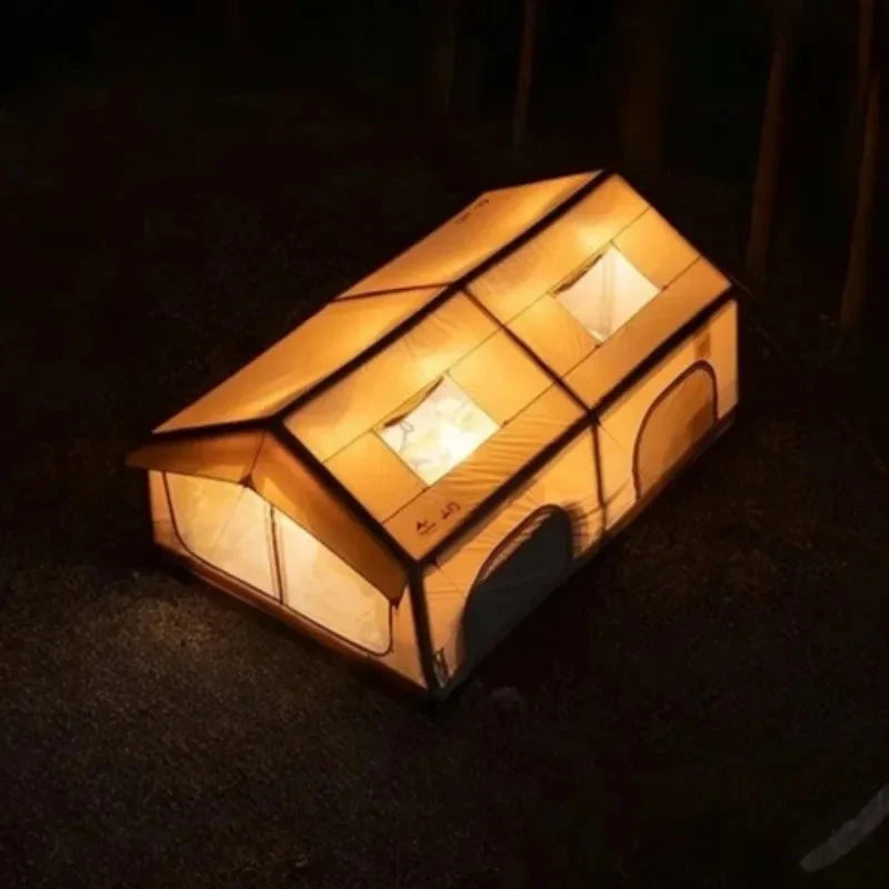 Quick Automatic Opening Inflatable Tent Two Bedrooms One GlowCart