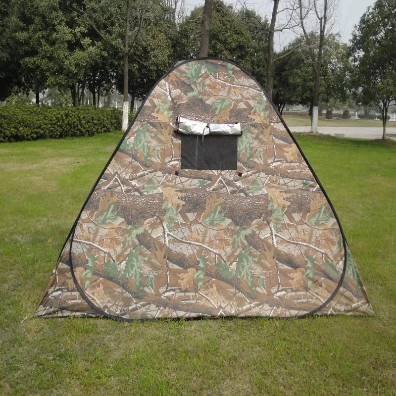 3-4persons Pop Up Tent Outdoor Travel Camping Camouflage GlowCart