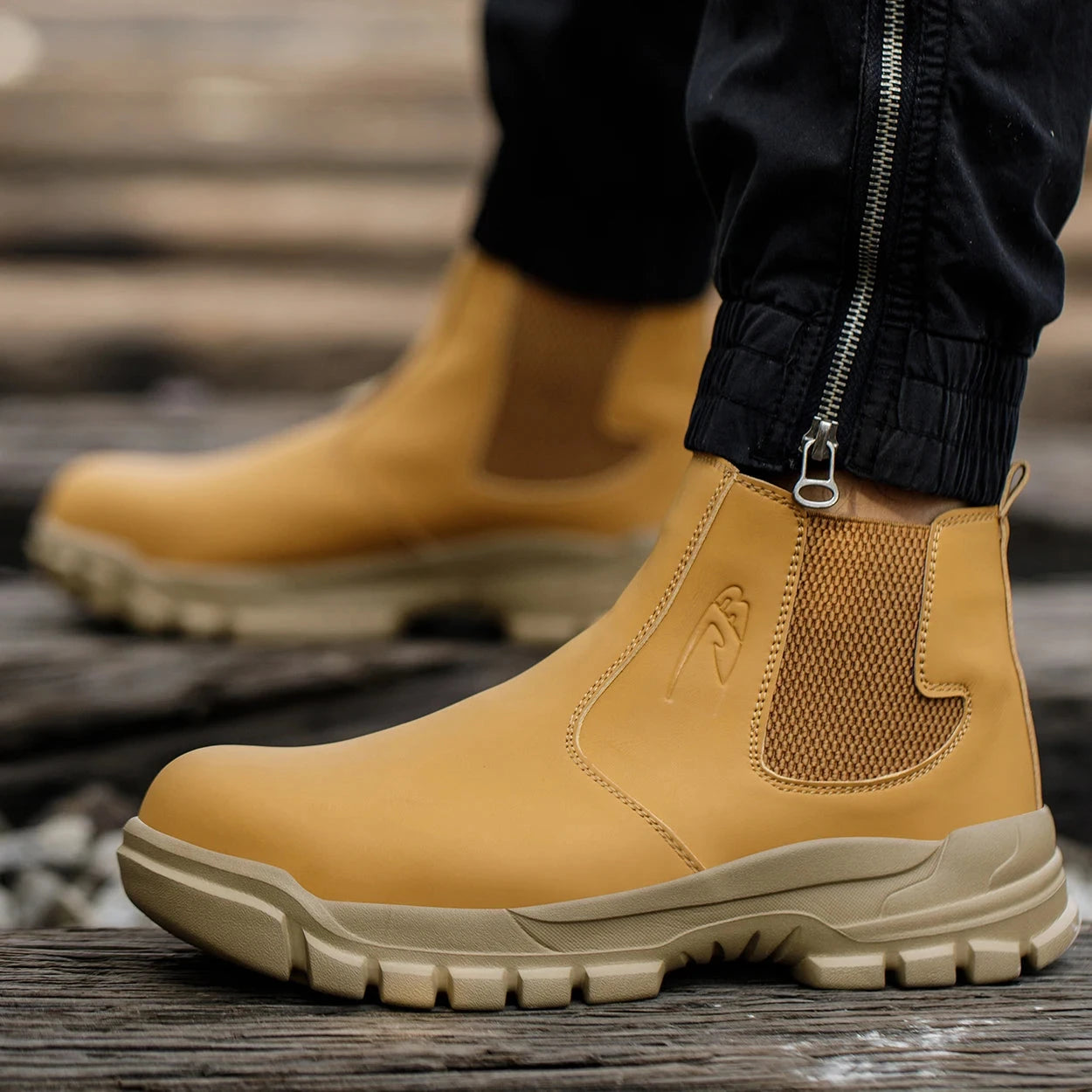 Waterproof Men's Safety Work Boots Steel Toe Shoes Anti GlowCart