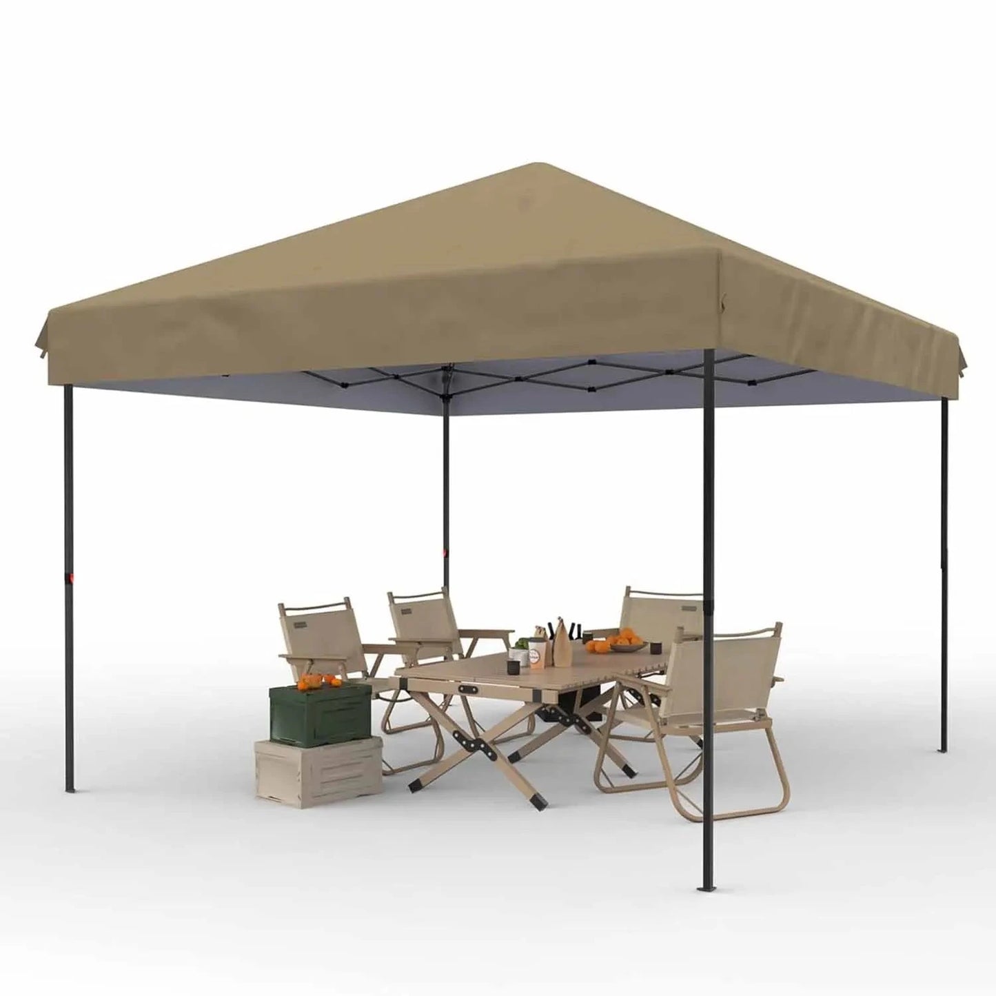 10x10 FT Pop Up Canopy Tent Outdoor Canopy Heavy Duty GlowCart