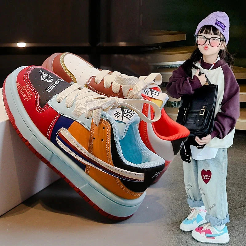 New Style Spring Autumn Children's Casual Sneakers Comfortable Breathable Sports Shoes for Boys and Girls Kids Shoes GlowCart