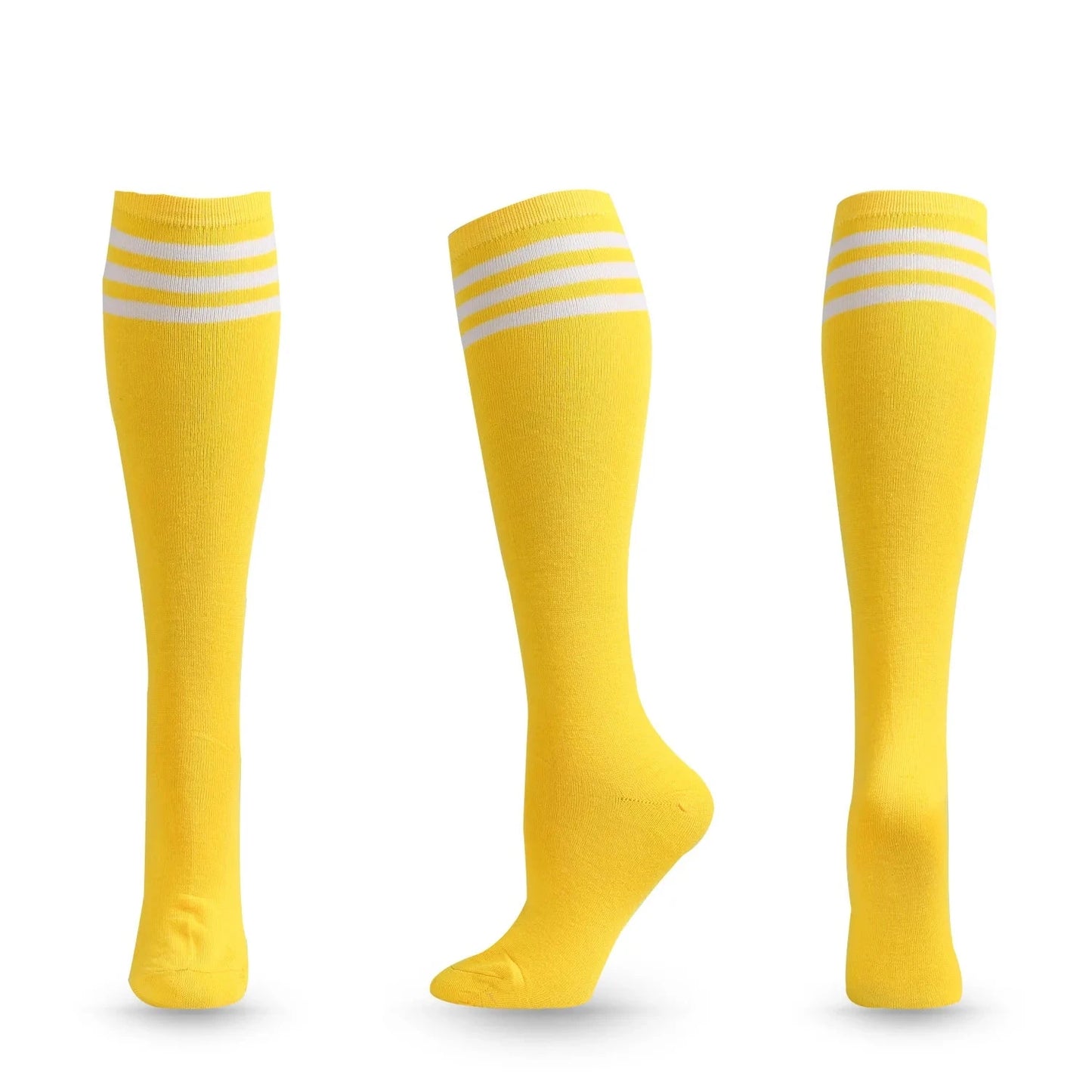 Unisex Compression Socks Football Socks Non-slip Long Tube Knee High Stockings Socks Striped Soccer Socks Running Sports Socks GlowCart