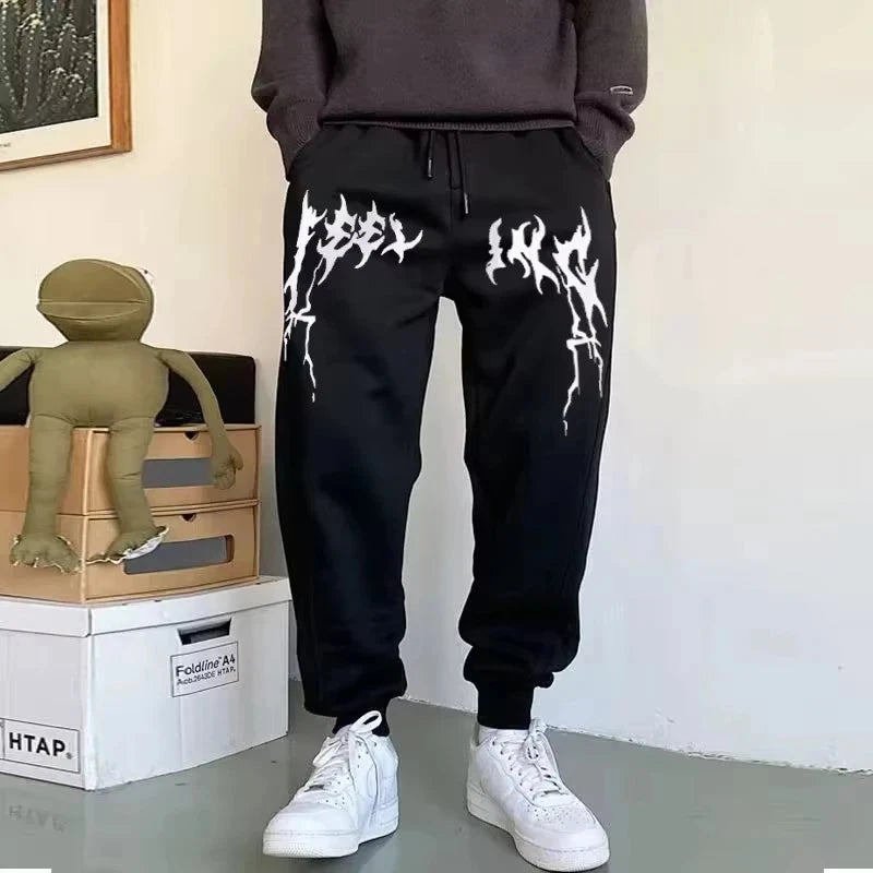 2025 Trend Men Sweatpants Oversized Oversized Joggers for GlowCart