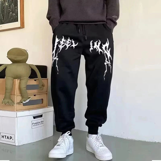2025 Trend Men Sweatpants Oversized Oversized Joggers for GlowCart
