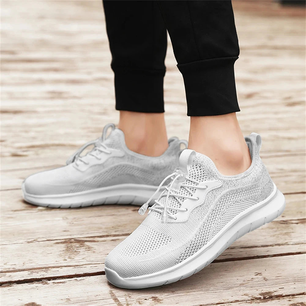 Men's Spring Summer Woven Sneakers, Breathable Adjustable GlowCart