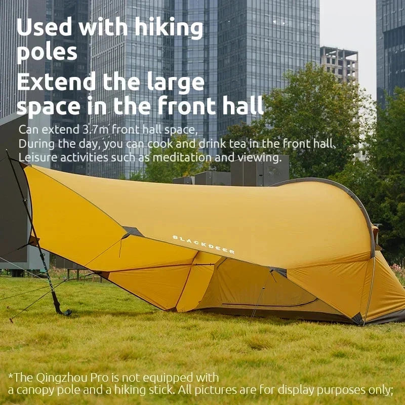 BLACKDEER Outdoor Camping Double Awning Beach Roof Portable GlowCart