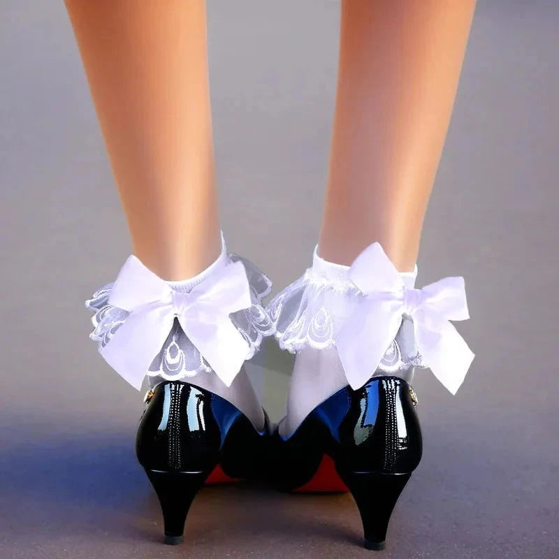 Summer Women Sockings High Elasticity Nolita Stereoscopic GlowCart