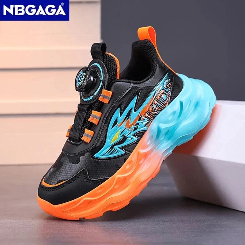 Children Shoes For Boy Breathable Running Sneakers Lightweight Anti Slip School Casual Walking Shoes Outdoor Kids Tennis GlowCart