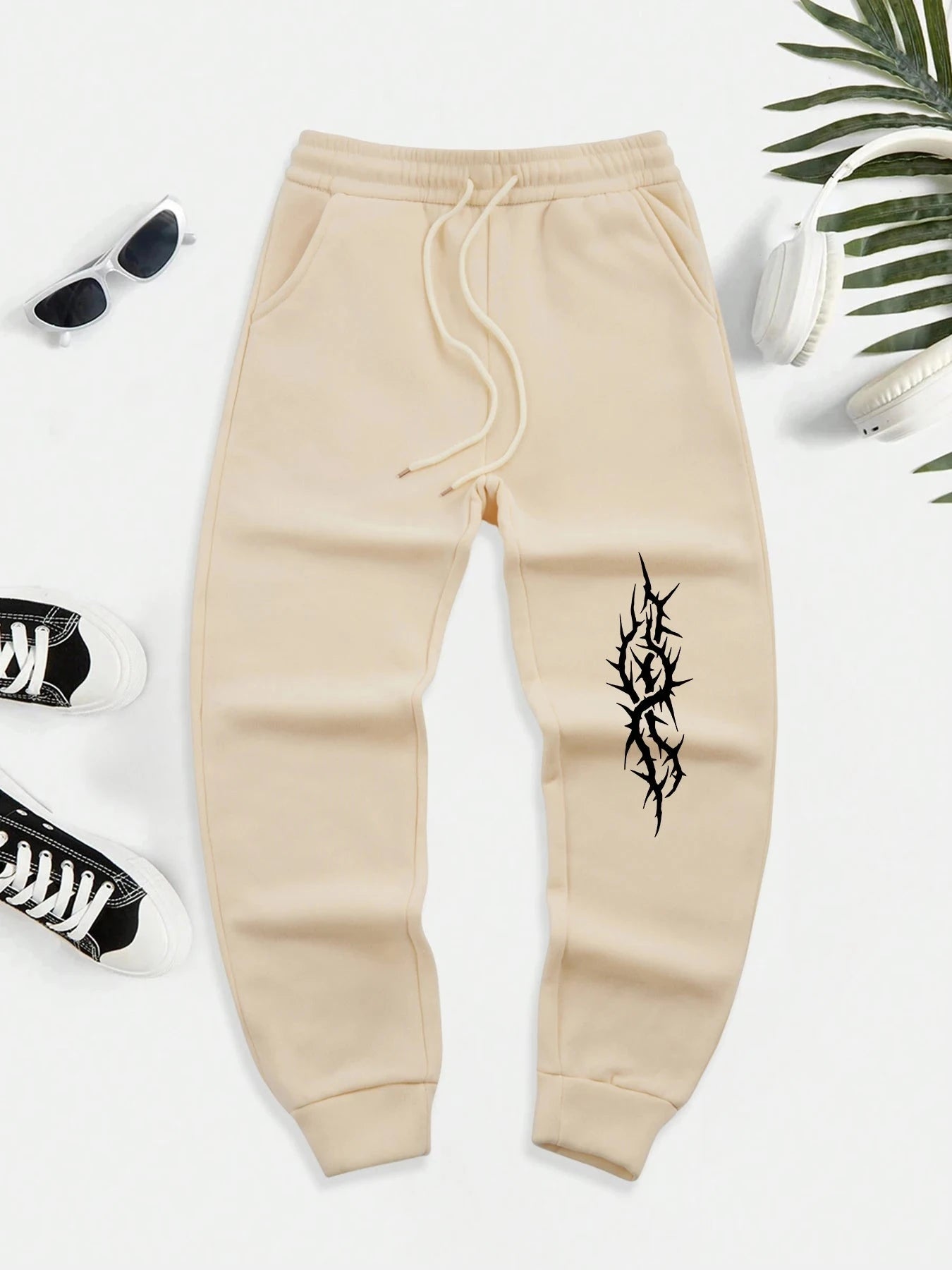 Surrounded By Thorns Prints New Fashion Sweatpants Hip Hop GlowCart