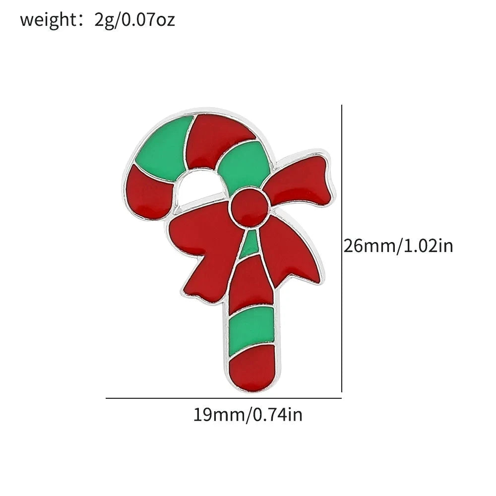 Christmas Brooch Holiday Gift Decoration Metal Badge Jewelry GlowCart