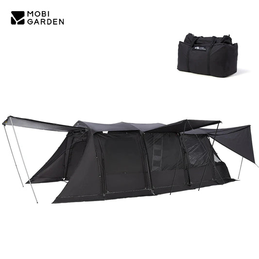 MOBI GARDEN Camping Tunnel Tent LS4 Wide Space Aden GlowCart