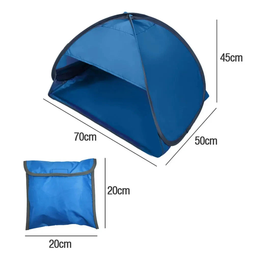 Beach Headrest Sunshade Tent Automatic Opened Portable Sun GlowCart