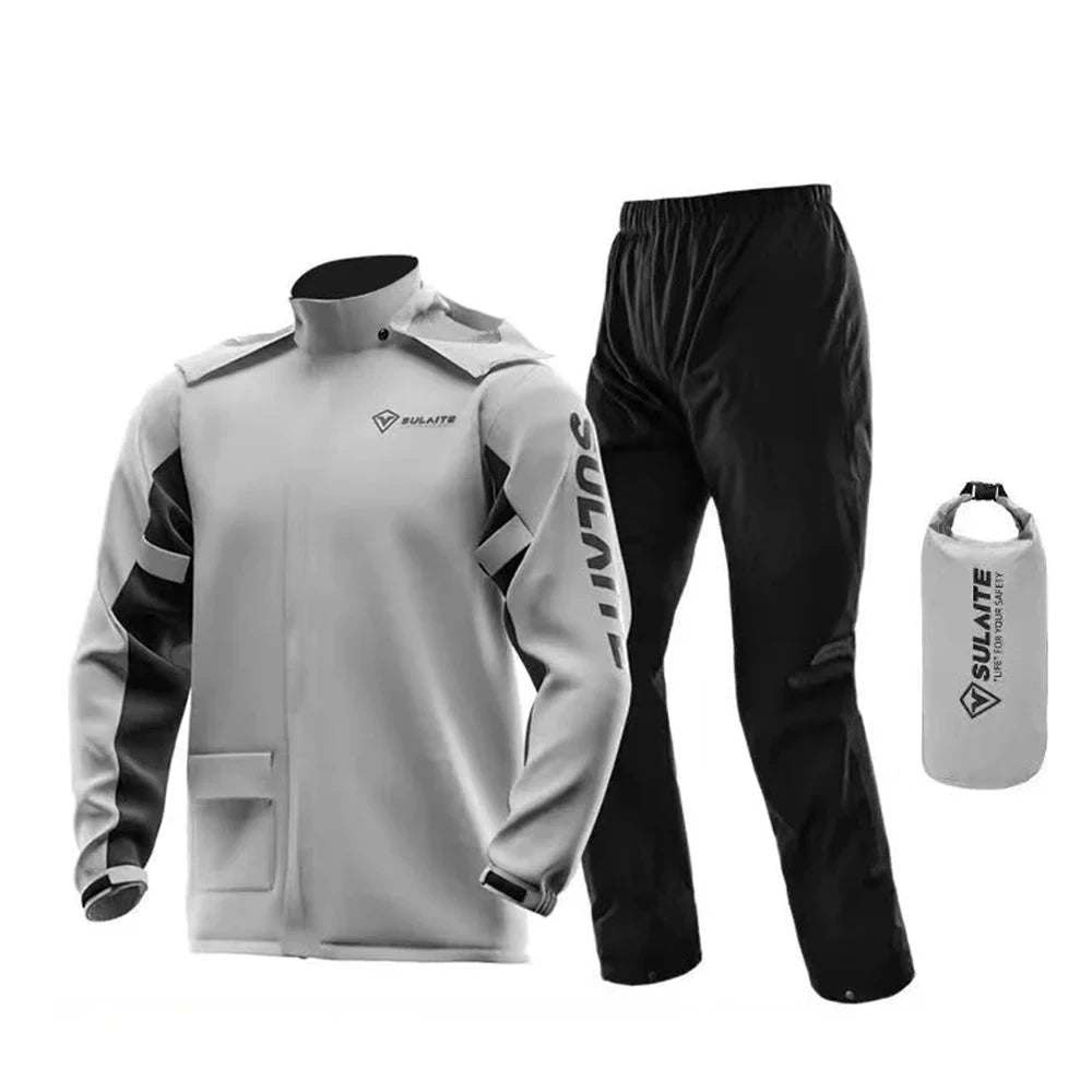 Motorcycle Raincoat Waterproof 100% Motorcycle Rider GlowCart