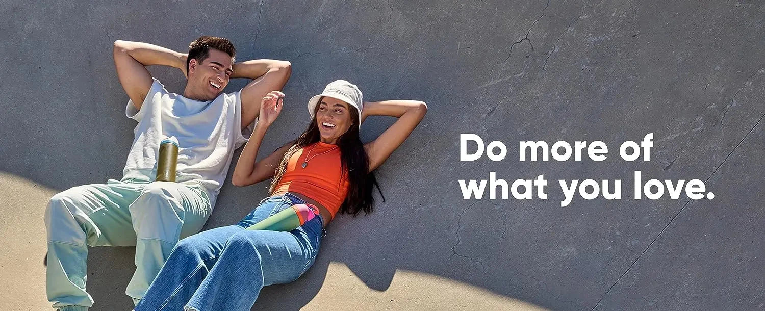 Owala Insulated Stainless Steel Water Bottle with Straw, GlowCart