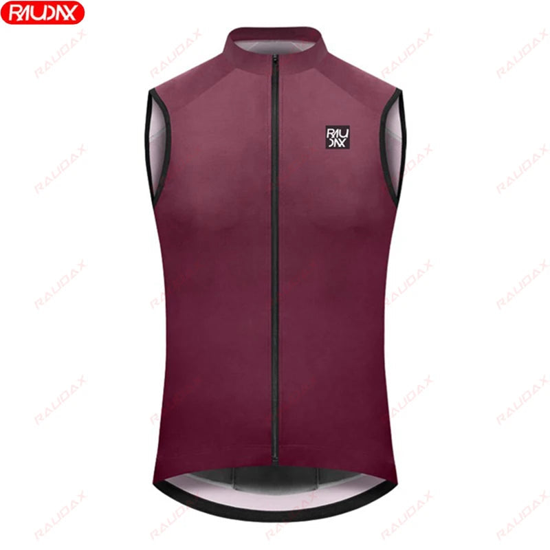 RAUDAX2024 New Unisex Bike Riding Vest Summer Road Bike Windproof Riding Vest MTB Bike Sleeveless Riding Vest Off Road Bike Vest GlowCart