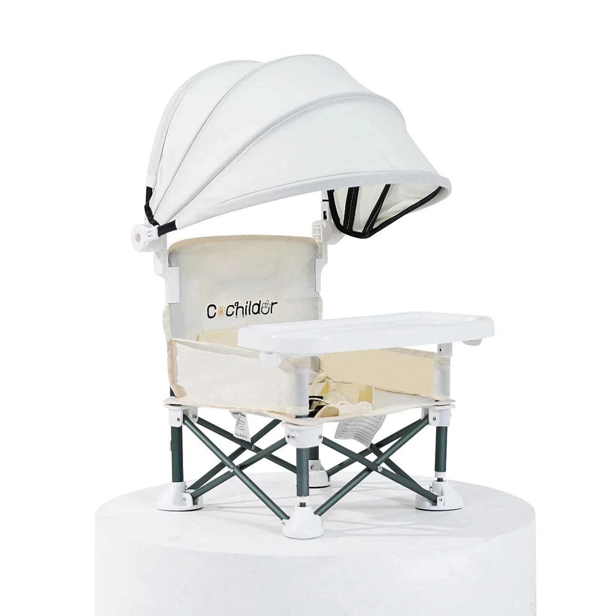 Kids chair, Portable and foldable, it can be used to increase the height of the seat, as a feeding chair and an outdoor camping GlowCart