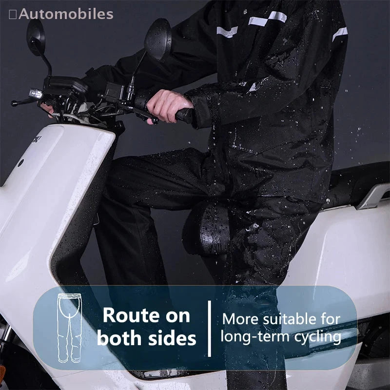 Men's and Women's Outdoor Motorcycle Riding Rain Suit - GlowCart
