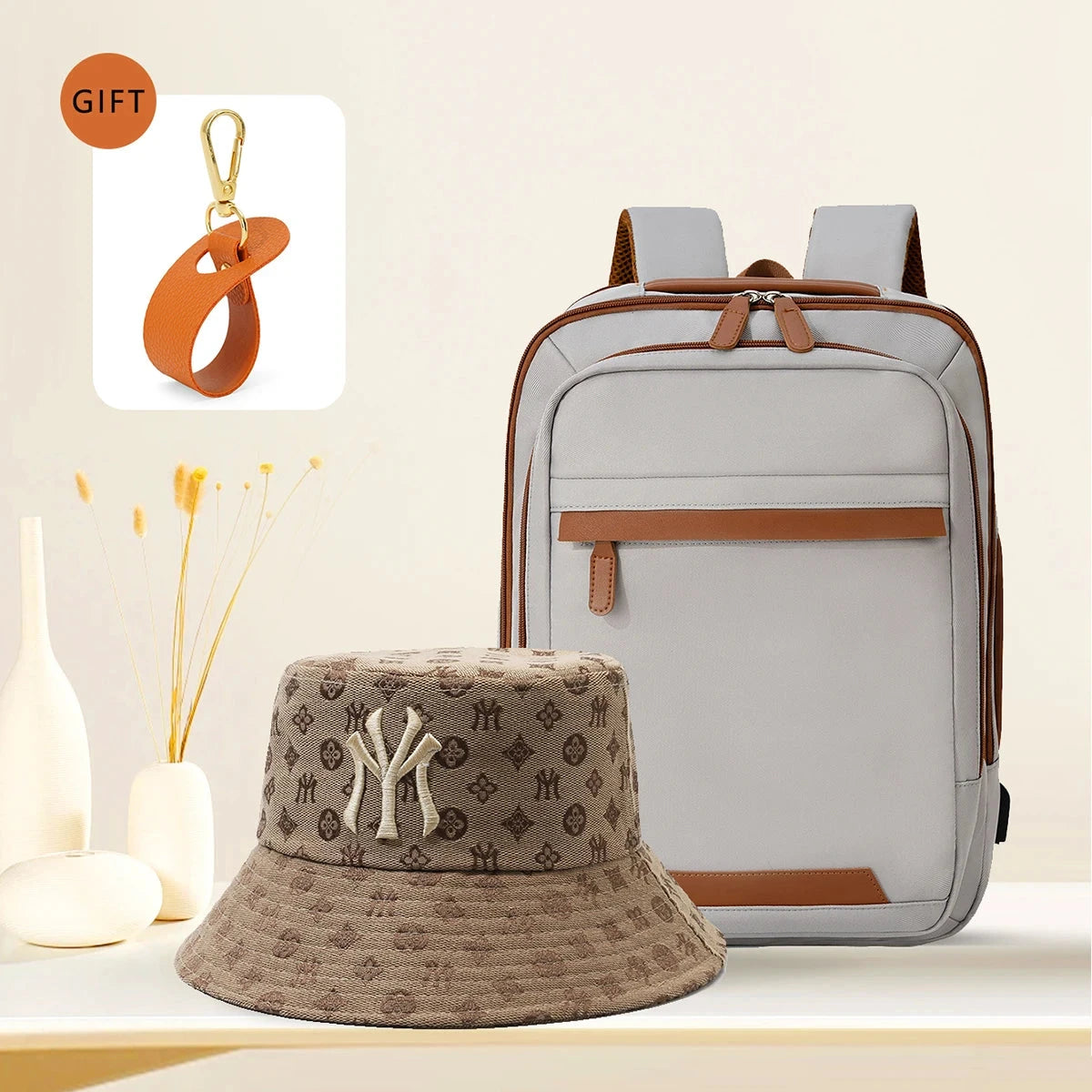 High-Quality USB Rechargeable Backpack Men's Waterproof Bag GlowCart