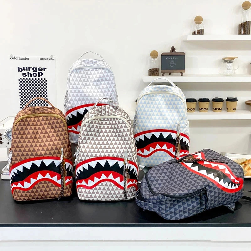 Casual canvas printed large capacity men's and women's GlowCart