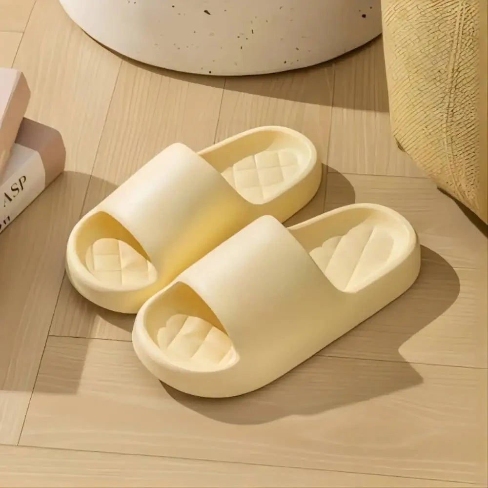 Household Indoor Bathroom Bath Couple EVA Slippers Home GlowCart