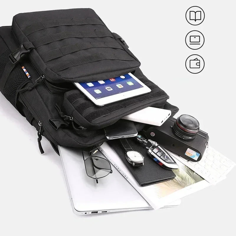 45L 1000D Nylon Waterproof Large Capacity Outdoor Backpack GlowCart