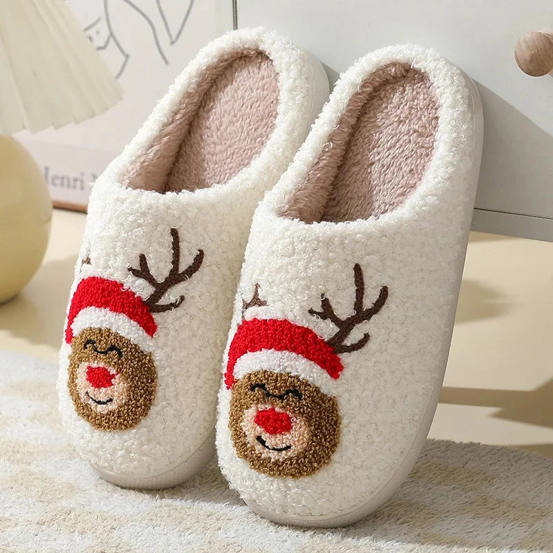 New Winter Lovely Women Slippers Girls Fashion Flowers Home GlowCart