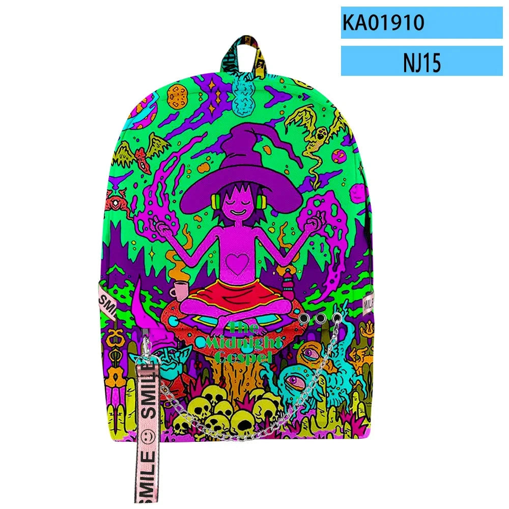 Harajuku Popular Funny The Midnight Gospel 3D Print School GlowCart